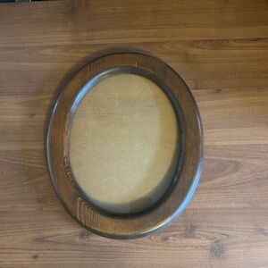 Oval Wooden Picture Frame